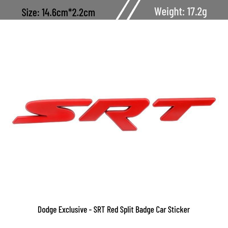 Dodge CHALLENGER Journey SRT Металлическая декоративная наклейка на решетку радиатора и задний значок