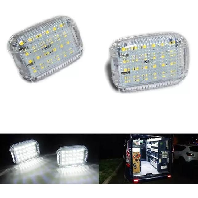 2x Interior LED Dome Light Load Cargo Area White For 14-23 Ford Transit Connect