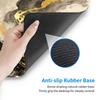 Black Gold Textured Mouse Pad Notebook Ip Computer Office Game Non-slip Rubber New Large Table Mat