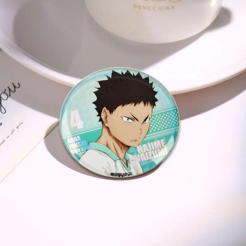 Горячая Распродажа Японское Аниме Haikyuu Жестяные Булавки Рюкзак Смешные Броши Значки Shoyo Hinata Timeskip Sakusa Atsumu Подарочные Периферийные Устройства