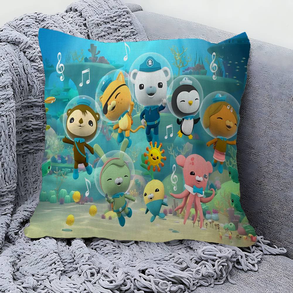 The Octonauts Cartoon Cushion Cover Decorative Pillow Sofa Home Decor case pillow cases
