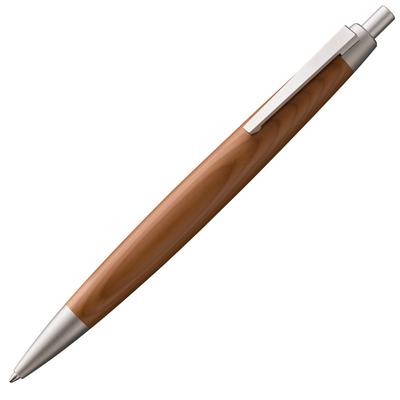 Lamy Шариковая ручка Taxus 2000 года, черный корпус из тисового дерева, элегантная шариковая ручка с палладиевым покрытием, идеальный баланс, стержень большой емкости, ширина линии M, черный цвет