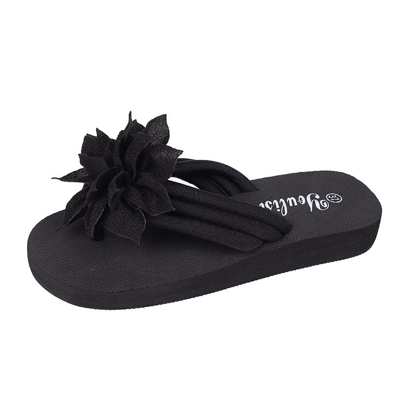 Women's Flip-flops Stylish Non-slip Soft-soled Beach Shoes Plus Size Flip-flops, Floral Design Perfect for Summer Wear