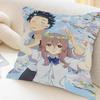 Подушка для сна A Silent Voice Подушка с аниме Подушка для дивана Подушка для изголовья кровати Чехол для подушки Чехол для подушки 45x45 см Модный