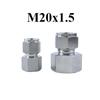 М10-М20 Метрический 1/8" 1/4" 3/8" 1/2" BSPP NPT Эмалированный x 1/8-1 Дюйм 3-16мм Компрессионный Муфта Соединитель Трубопроводный Фитинг из Нержавеющей Стали 304