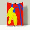 Artist A-Antti Kalevi Throw Lightweight 240g Flannel Blanket Soft Skin-friendly for Summer Cooling
