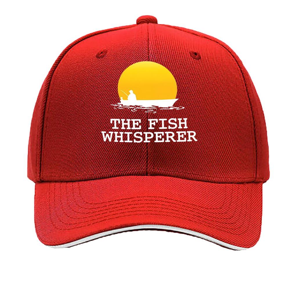 The Fish Whisperer Sunset FisherUnisex Silhouette Design Hip Hop hat Fashion Outdoor Sports Sandwich Baseball Cap