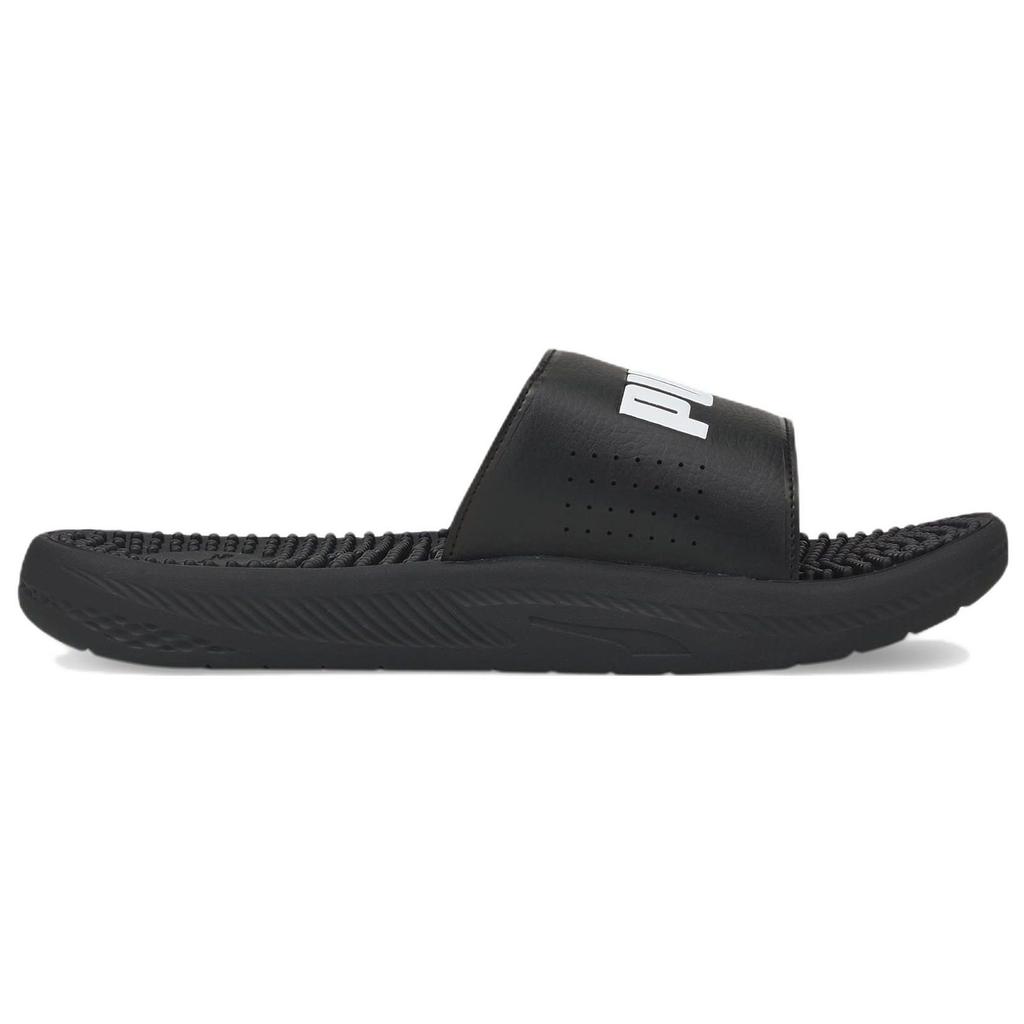 Puma Softride Slide Massage Sports Slippers Men Footwear Black 383062-01