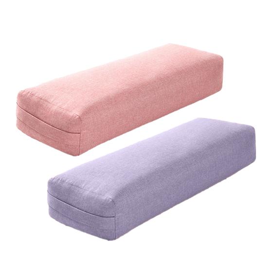 Modern Yoga Bolster Ergonomic Design Polyester Removable Cover