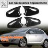 Rhyming Rearview Mirror Cap Glossy Black Carbon Fibre Wing Side Mirror Cover Fit For Opel Vauxhall 2010 - 2013 Car