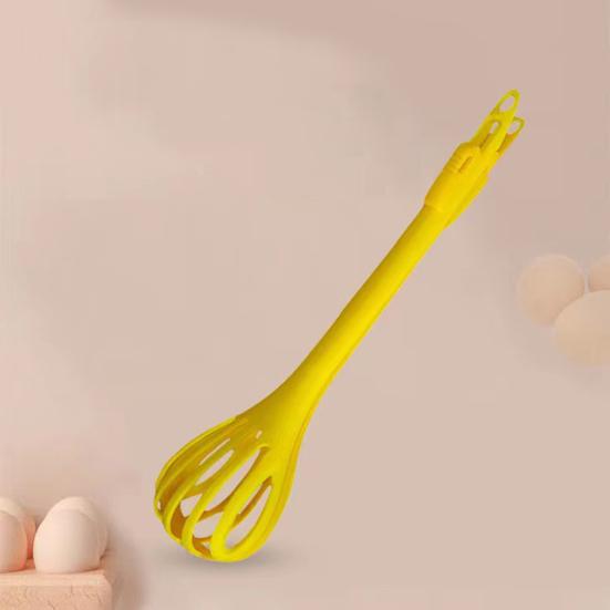3 в 1 Многофункциональный венчик для яиц, инструмент для зажима еды, удобная ручка, не скользит, для выпечки яиц, перемешивания
