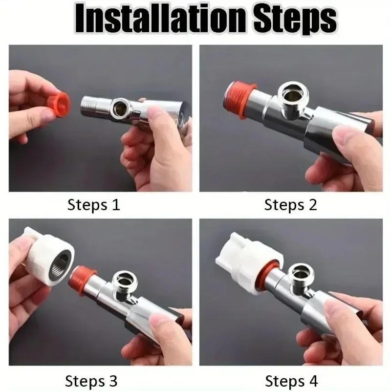 400Pcs Silicone Faucet Leak-proof Sealing Gasket Pipe Triangle Valve Washer Tap Hose Prevent Dripping Leakage Plug Teflon Ta