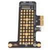 NVMe M.2 to PCIE X1 Riser Card Full Height Baffle NVMe PCIE Adapter for Win for OS X for Linux for Desktop