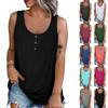 Women Summer 2022 Sleeveless Casual Solid Color O-Neck T-Shirt Tops Blouse