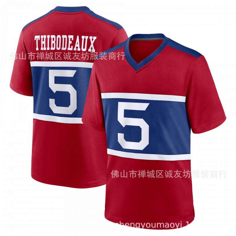 Mens Kayvon Thibodeaux New York Giants 5 Red Retro Football Jersey All Sizes S-XXXL