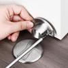 Магнитный дверной стопор, Невидимый прочный напольный дверной стопор из нержавеющей стали с клеем и винтами, Противоударный фиксатор для дома, офиса, спальни