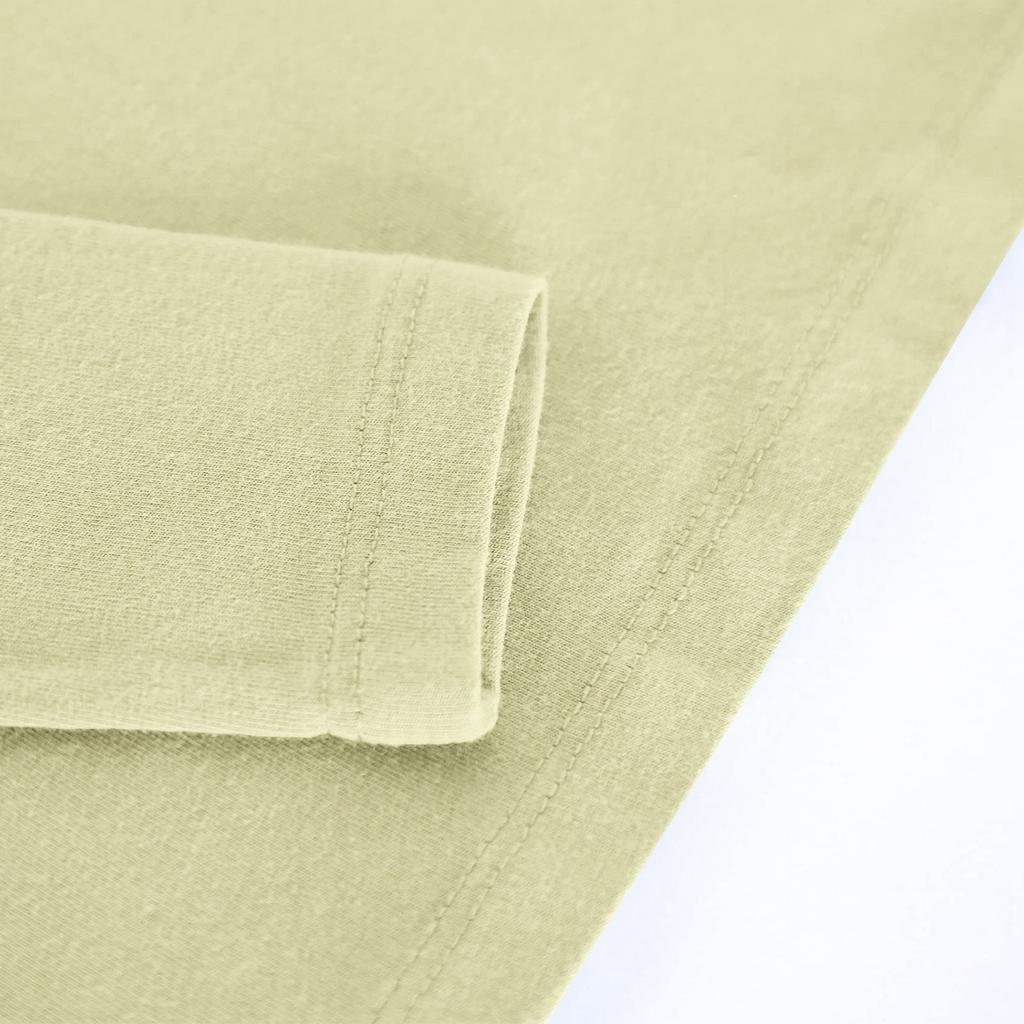 Детский топ с длинными рукавами и круглым вырезом, однотонный, повседневный