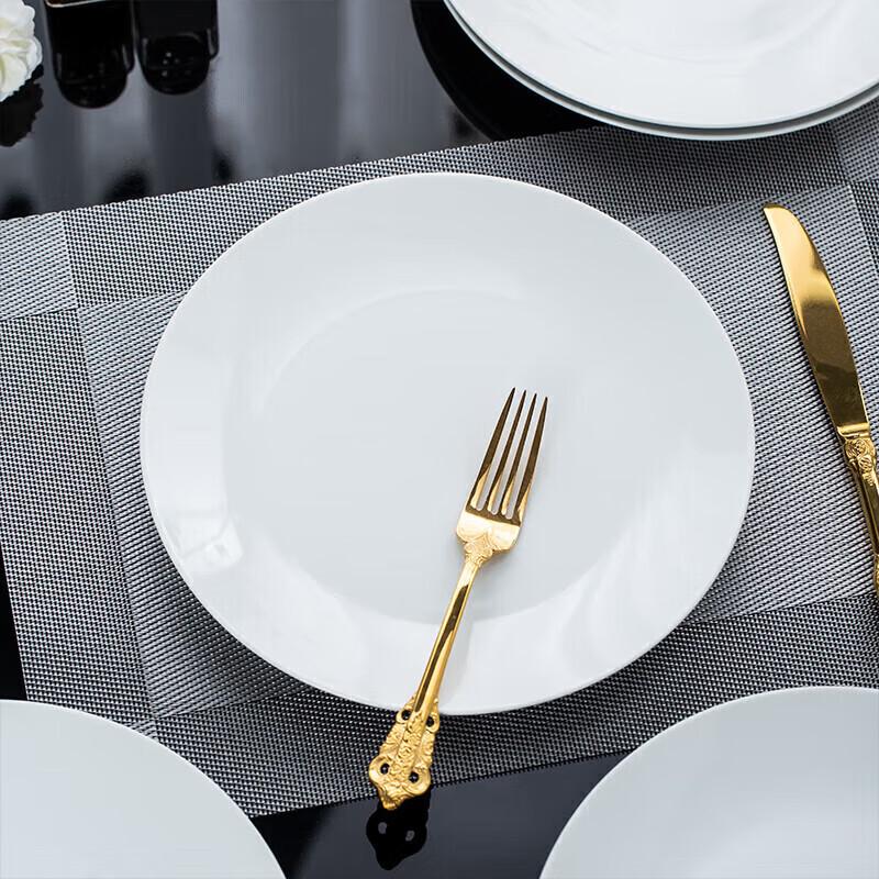 Набор из белых керамических обеденных тарелок Tao Xiang Hui