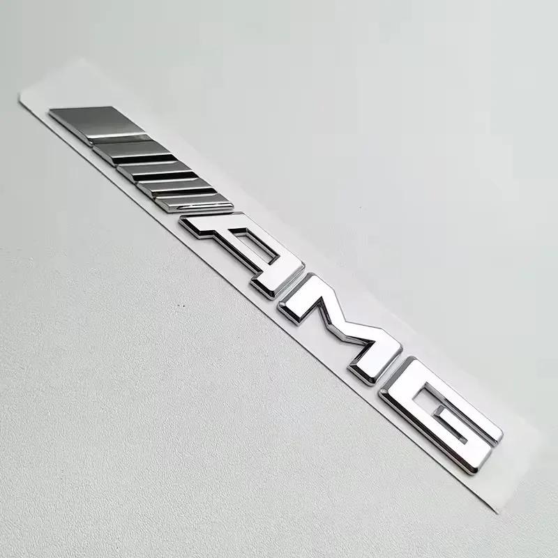 ECD5 For Benz New 3D ABS Black Logo AMG Emblem Letters Car Trunk Badge For Mercedes Benz W204 W205 W176 W177 W212 W213 AMG Sticker Ac