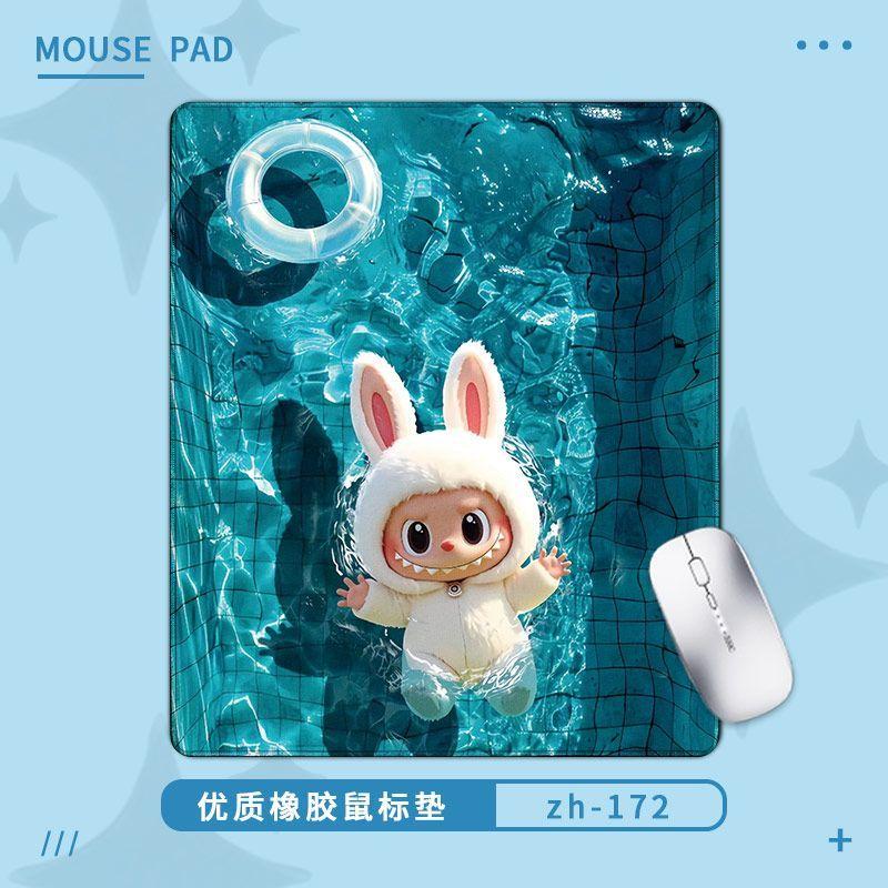 Милый коврик для мыши, Мультяшная подставка для запястья для офиса, Коврик для компьютерной клавиатуры, Моющийся коврик для мыши