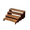 Stackable Wooden Cupcake Stand, Decoration Wooden Dessert Table Display Stand, Exhibition Booth Display Items, Party Food Display Riser