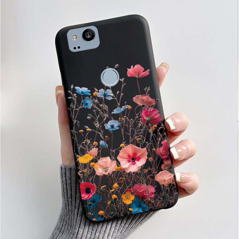 Чехол с рисунком для Google Pixel 2 XL Pixel2 Funda Мягкий силиконовый чехол для Google Pixel 1 XL Pixel1 Cover Милый цветочный чехол Coque