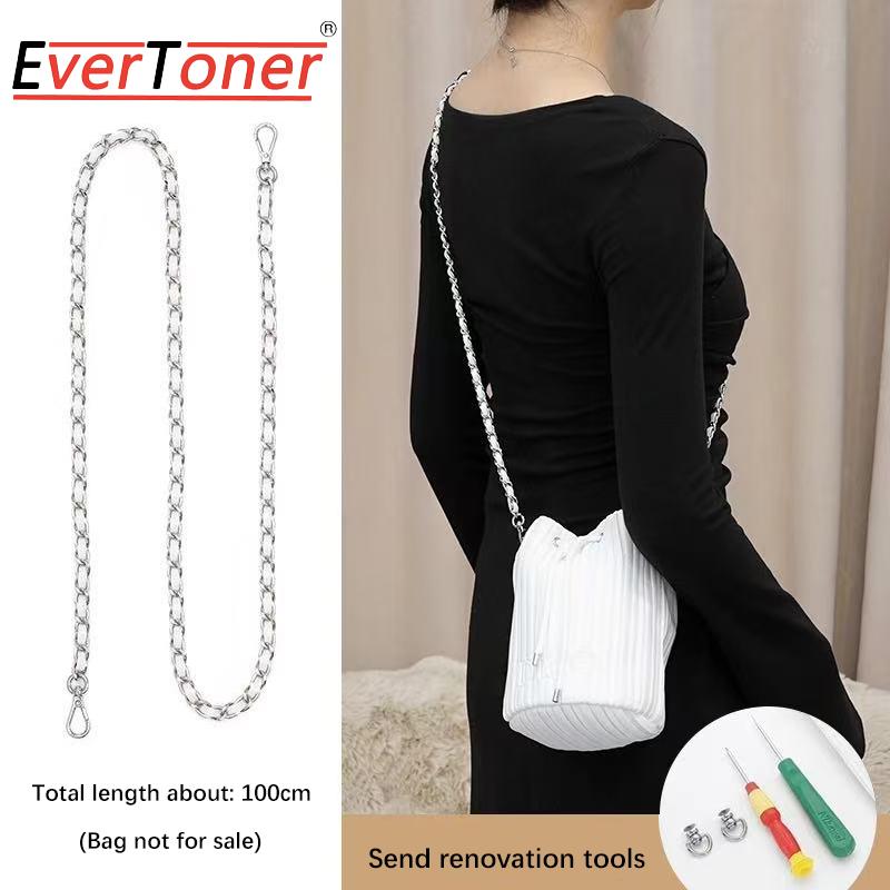 EverToner Жемчужная Цепочка для Сумки Ремень через Плечо Шнурок Удлинитель Аксессуары для DIY Жемчужный Ремень для Сумки Запасные Аксессуары