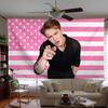 Тканый гобелен с американским флагом KConnor  Веселый баннер для подвешивания на стену для студенческого общежития, спальни, гостиной на открытом воздухе, декора для вечеринки  Плоский