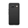 Carbon Case For Google Pixel 8A Flexible Silicone Carbon Cover - Black