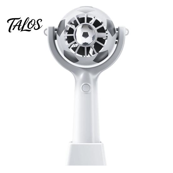 Talos Soccer Neck Fan, Portable Mini Handheld Fan with Lanyard, Football Shape Cooling for Outdoor Sports, Gift
