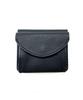 Minerva Box Leather Mini Wallet Compact Wallet Black [SOT] So-w-0181