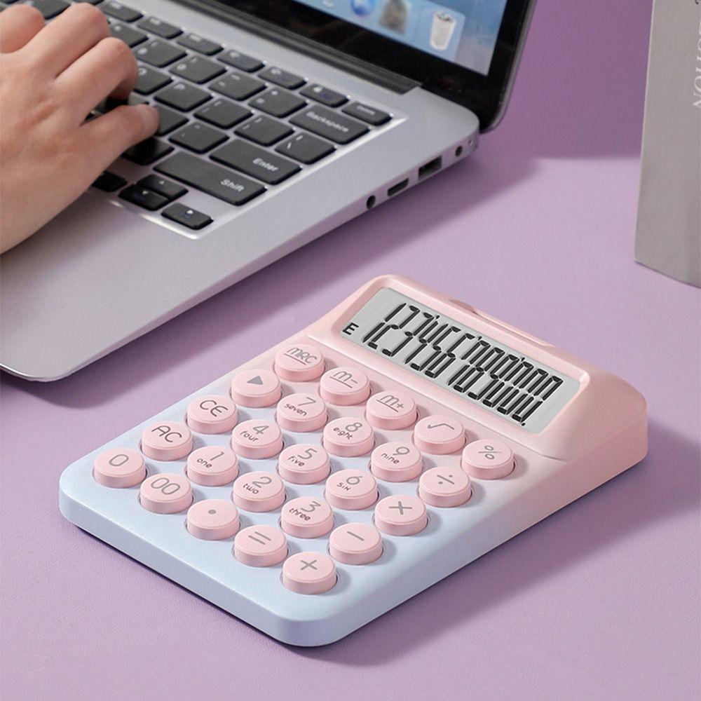 Creative Solar Desktop Calculator High-value Finance Calculator Mechanical Calculator Student Use