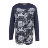 ActiTome Baseball Long Size L Undershirt, Sleeve, 02-AMJLS, Navy,