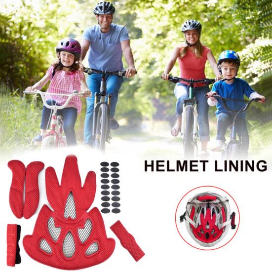 23Pcs/Set Washable Helmet Pad Breathable Quick-drying Sponge Helmet Lining for Helmet