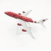 1/400 Scale 16cm  Malaysia Airlines Big Red Flower Boeing 747 Aircraft Model Planel Airplane Diecast Metal  Planes