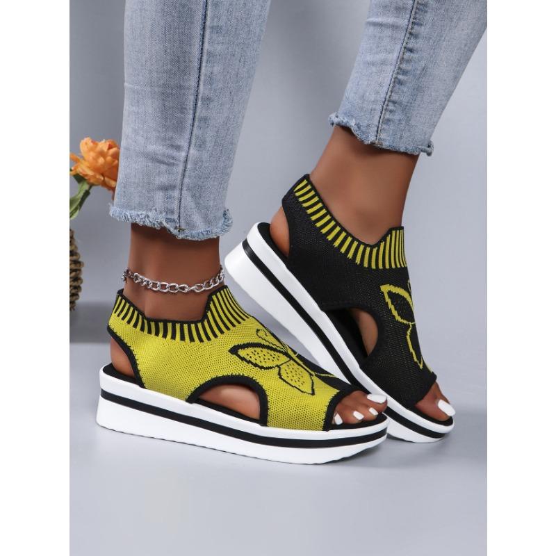 Большие размеры летние новые повседневные пляжные женские сандалии в спортивном стиле