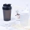 400ml Protein Shaker Bottle with Mixing Ball Leak-Proof Design Sport Shaker Bottle Lightweight Plastic Blender Bottle
