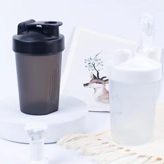 400 мл протеиновый шейкер с шариком для смешивания, герметичный дизайн, спортивный шейкер, легкая пластиковая бутылка-блендер