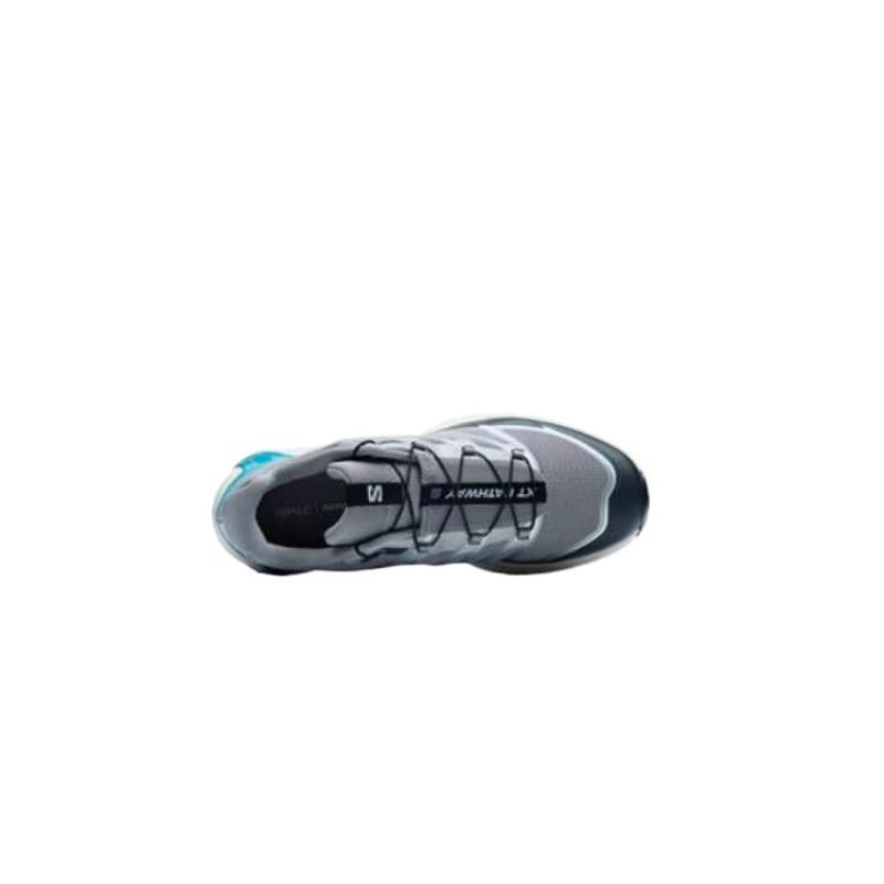 SALOMON XT Pathway 2 Амортизация Покрытие Легкие Низкие Повседневная Обувь Унисекс Серые Кроссовки 476911