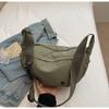 2025 New Lazy Wind Dumpling Bag Large Capacity Messenger Bag Leisure Sports Shoulder Women's Bag Light Commuter Bag