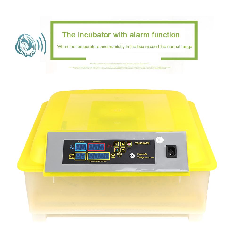 56 яиц Single Power Small Home Куры Утки Птицы Полностью Автоматический Интеллектуальный Контроль Температуры