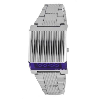 Computron Archive Series Кварцевые мужские часы из нержавеющей стали с синим циферблатом 96C139