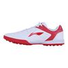Li Ning TF Multi-Ground Anti-Slip Durable Football Shoes Kids Football Shoes White Red ASTQ014-1