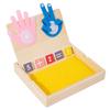 Children's 2-in-1 Sand Drawing Finger Counting Number Spelling Word Drawing Box  Montessori Teaching Aid Early Educational Toys