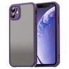 For iPhone 11 Case Drop Proof Airbags Frosted Translucent PC+TPU Phone Back Cover