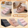 Лестница для домашних животных - Моющиеся ступеньки Лестница для дивана Лестница для пожилых животных Ступеньки для доступа к кровати Прикроватная лестница для собаки