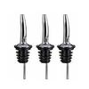 3X Stainless Steel Liquor Spirit Pourer Free Flow Wine Bottle Pour Spout Stopper