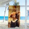 Pippi Customized Name Beach Towel High Absorbency & Quick-Dry For Beach Bathroom Outdoor Swimming Pool Camping Picnic Yoga Diving Vacation Accessories