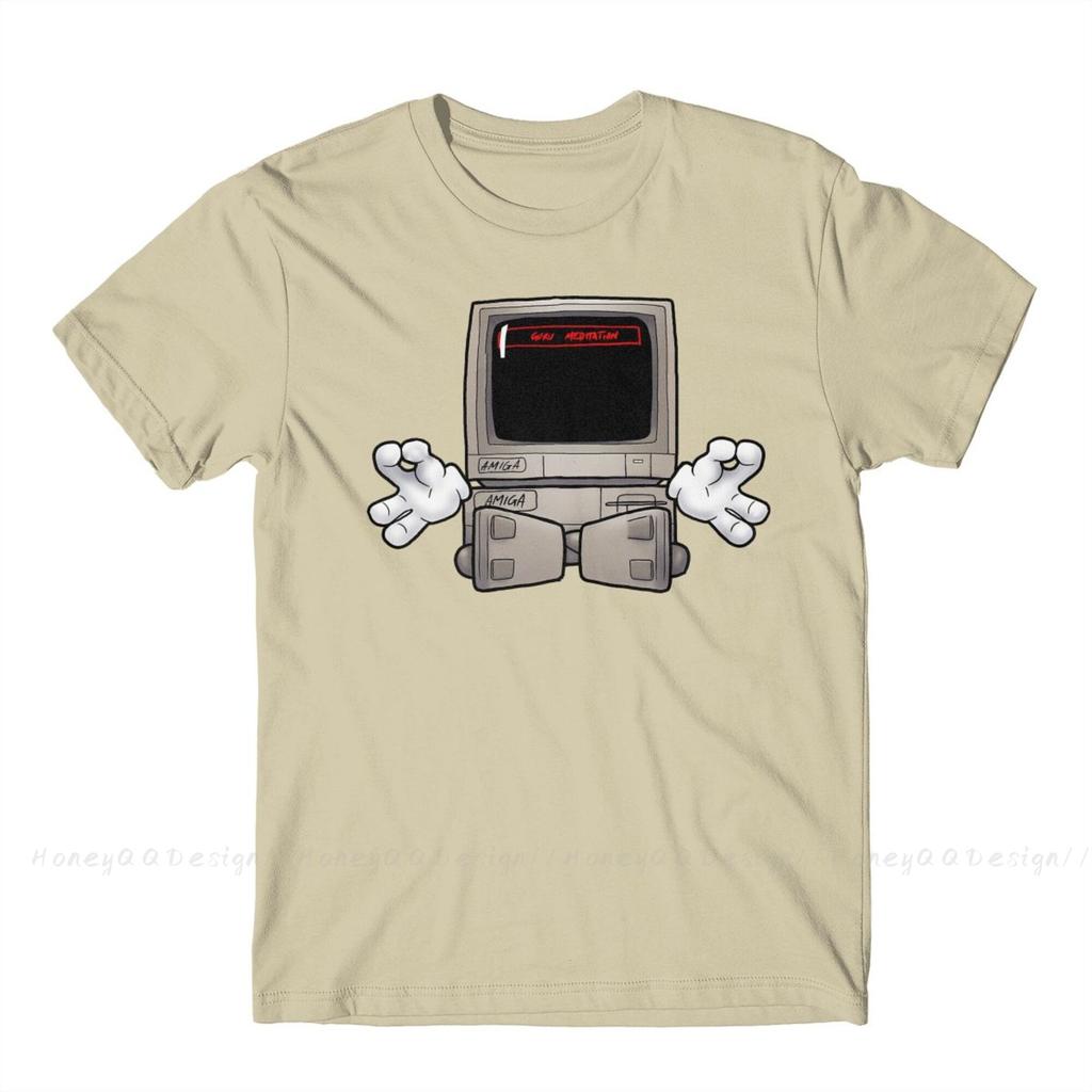 Top Quality Clothing Amiga 500 Tshirt For Unisex Unisex Commodore Amiga Guru Meditation 2 Shirt Fashion Short Sleeve Oversize