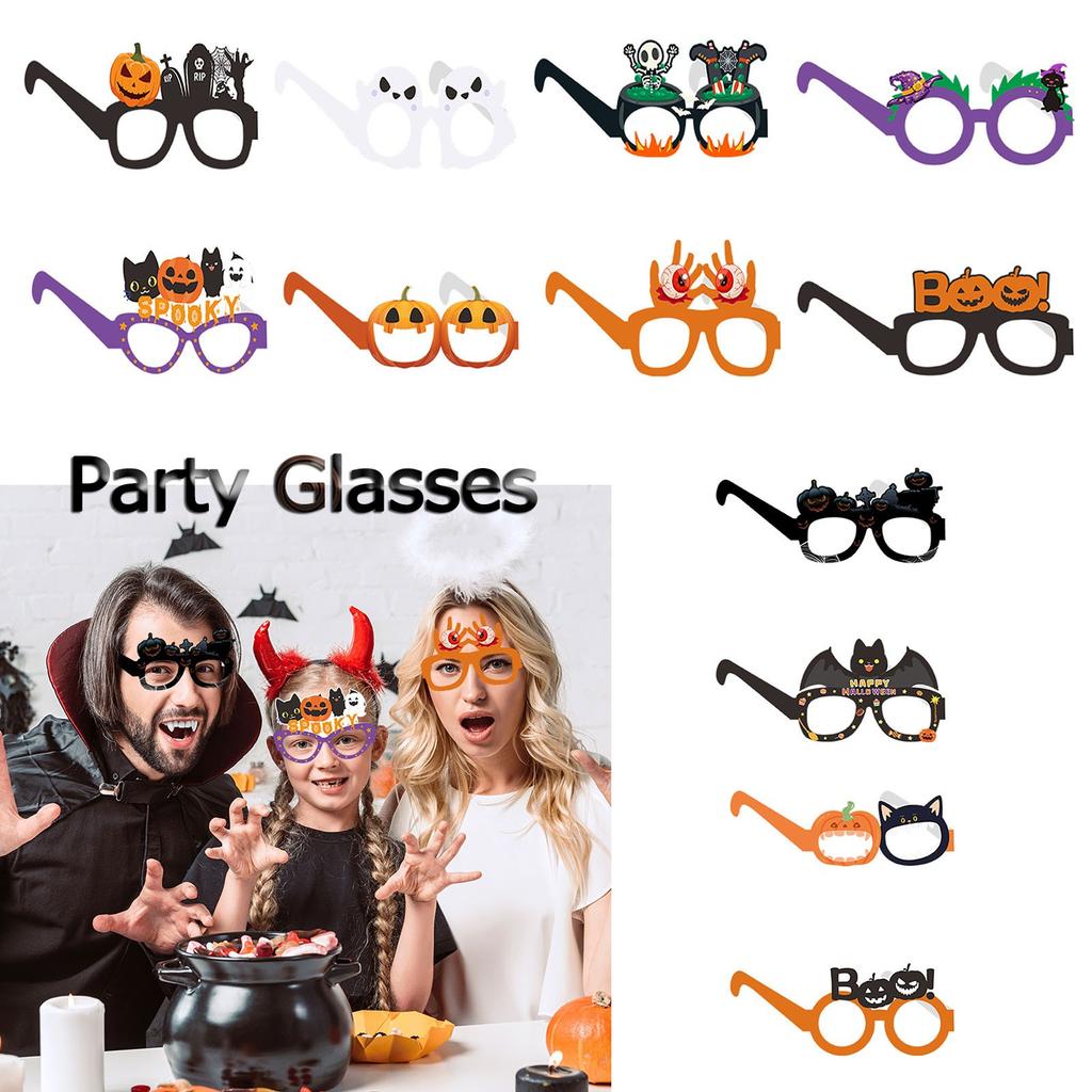 Украшения для тематической вечеринки на Хэллоуин, фестивальный маскарадный костюм, очки